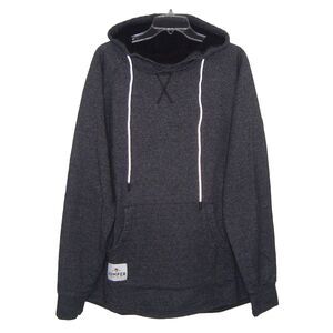 RARE!  JUMPER Threads Halo Hoodie Heather Gray Sweatshirt Size XL